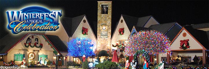 Smoky Mountains Winterfest in Gatlinburg, Pigeon Forge and Sevierville TN