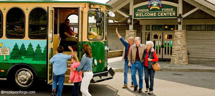 trolley tours pigeon forge tn