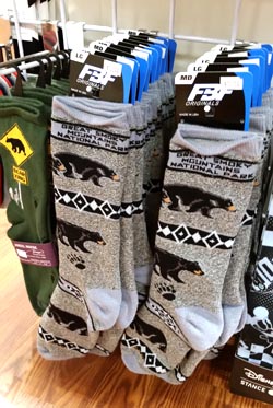Black Bear Smoky Mountains Souvenir Socks