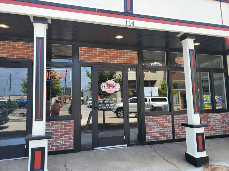 Red's Soda Fountain Ice Cream Shop Downtown Sevierville TN